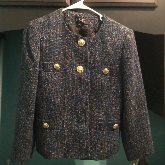 kasper tweed jacket